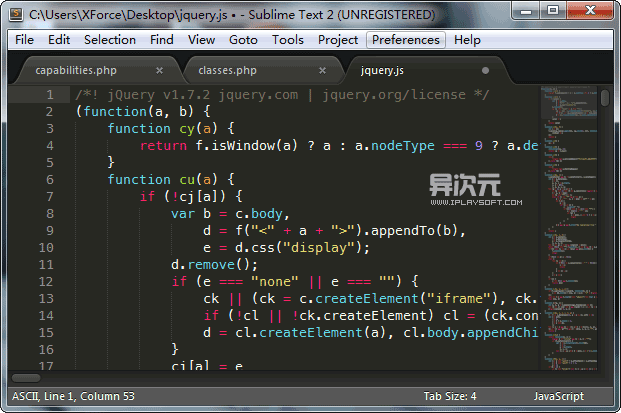 使用 JSFormat 之后的 JS 代码效果，注意上图的JS代码是一堆的